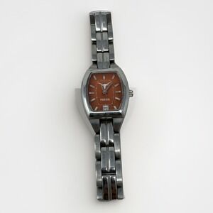 Fossil College Collection Texas Longhorns Watch Women 6.75" Band- Needs Battery